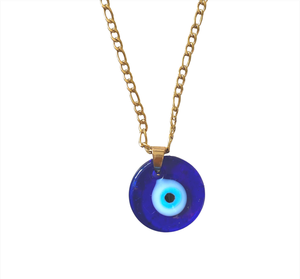 Indigo Eye Chain Necklace
