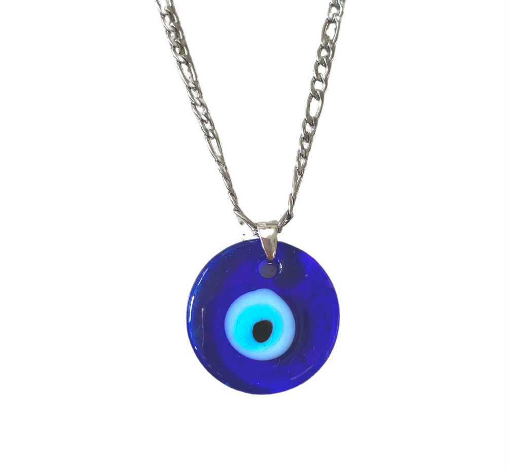 Indigo Eye Chain Necklace